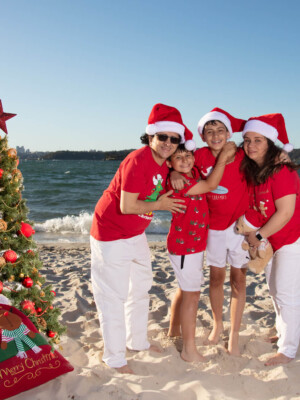 family christmass on the beach family christmass on the beach